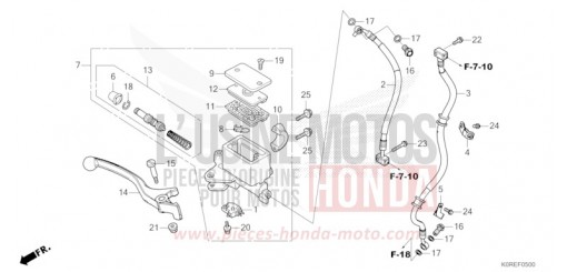 MAITRE-CYLINDRE DE FREIN AVANT CYLINDRE SH125ADT de 2026